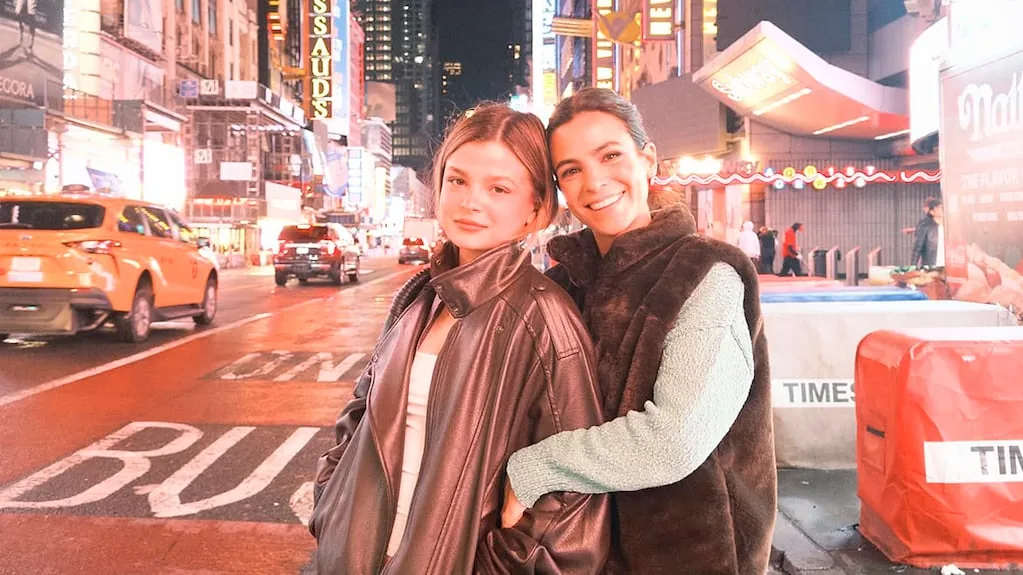 Agustina Cherri y su hija Muna deslumbraron en Nueva York