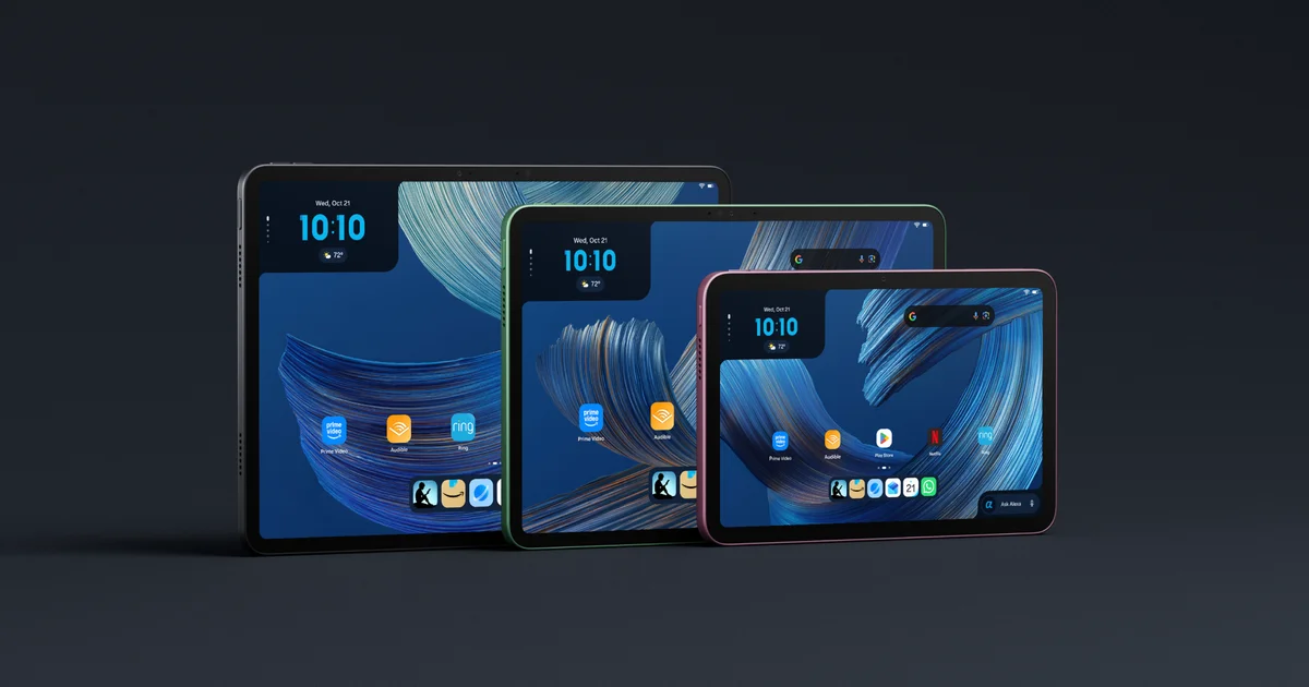 Amazon entierra Fire OS y lanza sus tablets Alexa con Android y Google Play Store integrado