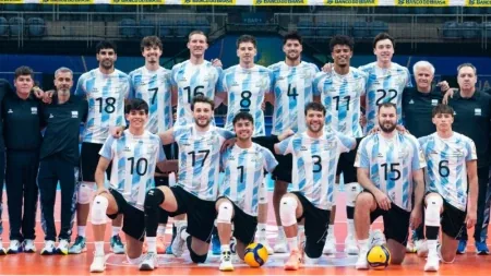 Argentina debutó con triunfo ante Venezuela en el Sudamericano de vóley