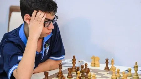 Faustino Oro volvió al triunfo y Argentina cerró con victoria la Olimpiada de Ajedrez