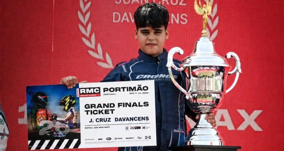 Juan Cruz Davancens, el pibe de 11 años que sueña con el Mundial de Rotax en Portimão
