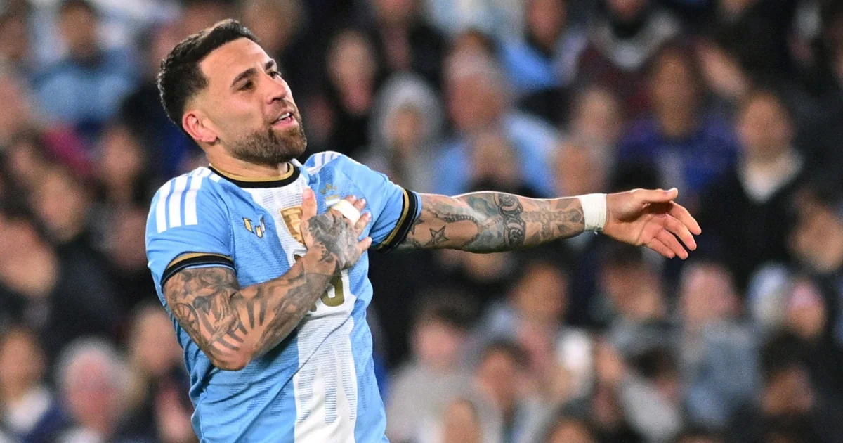 El otro adiós dorado: Nicolás Otamendi se despidió de la Selección con un gol clave y ovación en el Monumental
