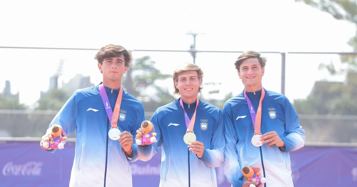 Tenis argentino hace historia en Santa Fe con ocho medallas suramericanas