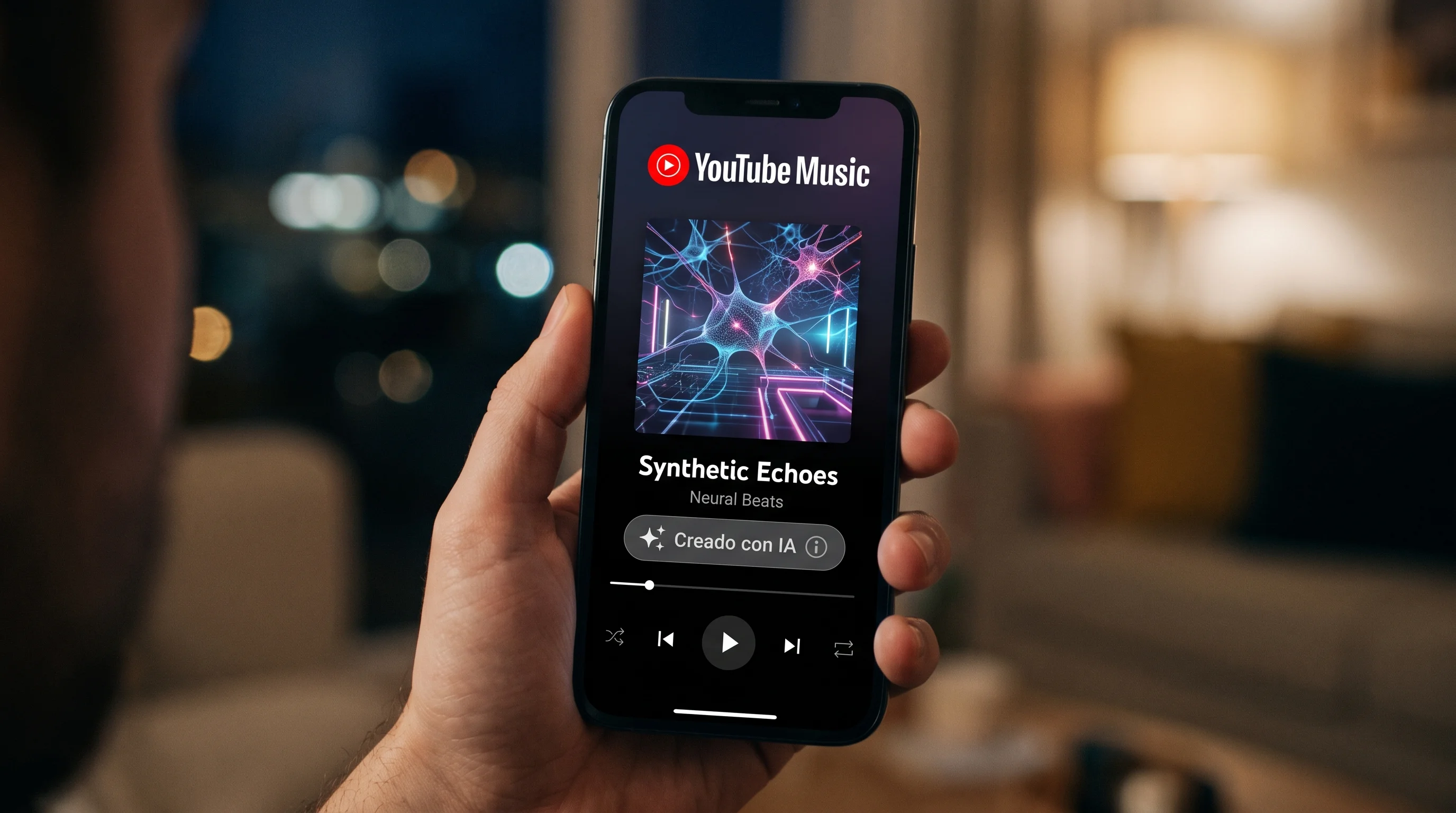YouTube Music estrena etiquetas obligatorias para identificar canciones creadas con inteligencia artificial
